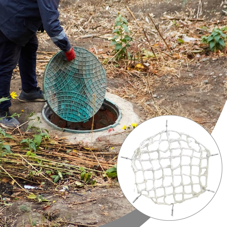 Zxpjkyu Manhole Cover Net Protective Net Easy Clean Garden Mesh