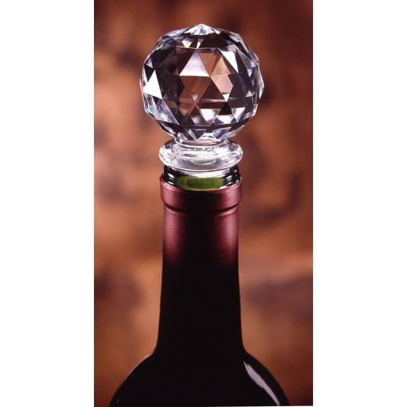 Prodyne Acrylic Wine Topper, 3.3"W x 6.1"H, Clear
