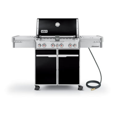 Weber Summit E-470 Natural Gas Grill With Rotisserie, Sear Burner & Side Burner - Black - 7271001
