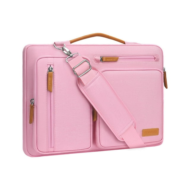Bandolera para portátil MOSISO 360 Protective 15-15.6 pulgadas, rosa