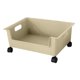thumbnail image 5 of Caja de almacenamiento con ruedas, multiusos, con asa, organizador de ropa Verde claro, 5 of 9