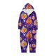 thumbnail image 2 of Halloween Family Pajamas Funny Pumpkins Zipper Hooded Jumpsuit Matching Family Pjs Sleepwear, 2 of 4