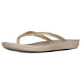 thumbnail image 2 of FitFlop E54-010: Women's Gold iQushion Super-Ergonomic Flip-Flops, 2 of 3