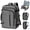 Gray, variant on Expandable Travel Backpack 17 In Laptop Carry On Backpack with USB Pocket Wet Pocket,Waterproof Underseat personal item travel bag, Large Casual Daypack for Weekender Business(Navy Blue)