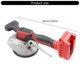 thumbnail image 3 of 8 Gear Adjustable Floor Vibrator Tool Tiles Tiling Machine Tile Vibrator Suction Cup For 18v Battery Yellow, 3 of 5