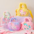 thumbnail image 1 of Unicorn Bag for Girls Plush Crossbody Bags Cute Princess Mini Handbag Kid Keys Coin Purse Children Christmas Gift Bolso De FelpaHeart Pink He Qiyong unisex, 1 of 1