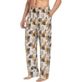 thumbnail image 6 of Sikiie Cute Cats Mens Pajama Pants Sleep & Lounge Pants, PJ Bottoms With elastic waistb and Pockets Medium, 6 of 6