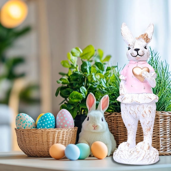 Easter Decorations Easter Bunny Decorations Easter Bunny Home Decorations Living Room Gifts Resin Decorations Idyllic Decorations Easter Decor