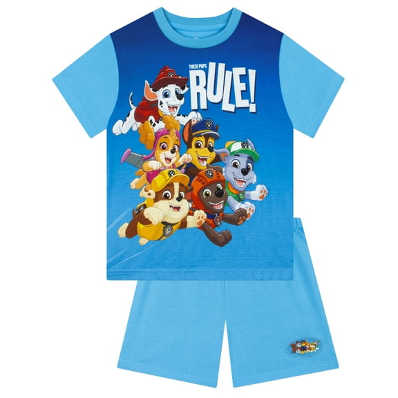 PAW Patrol Boys Short Pajamas Blue Sizes 2T-8
