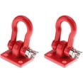 thumbnail image 4 of 2 Pieces RC Car Trailer Buckle, RC Shackle Rescue Lock Accessory for RC Crawler Climbing Car Model(Red), 4 of 5