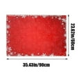 thumbnail image 2 of Large Red Snowflake Christmas Carpet Suitable For Living Room Bedroom Bedside Terrace Outdoor Floor Mat, 2 of 4