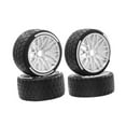 thumbnail image 3 of guohui 4 Pieces 1/7 RC Car Tires on Road Tire Tyre for RC Hobby Car Crawler Vehicle White, 3 of 9