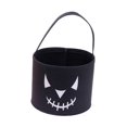 thumbnail image 2 of Bolsa de dulces de Halloween, suministros para fiestas, reutilizable, portátil, hecha a mano, bolsa de mano para dulces, para la entrada, sala de Negro, 2 of 8