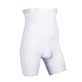thumbnail image 5 of Men's High-Waist Compression Running Tights with Double-Layer Shorts, Solid Color Athletic Training Pants, 5 of 6