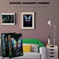 thumbnail image 3 of Noctilucent Scratch Rainbow Painting Art Paper Scratch Painting Art Set for Kids & Adults Creative Scratch Decorative Painting with 5 Tools (Butterflies& Blue Whales), 3 of 7