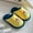 Yellow, variant on Zecgelong Autumn/Winter Children's Slippers For Girls And Boys Flat Non Slip Warm Comfortable Cute Fruit Print Pattern ‌Children's slippers indoor‌‌‌ Size 2-3 Years