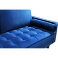 thumbnail image 4 of Kingway Furniture Velvet Genoa Living room Sofa in Blue, 4 of 5