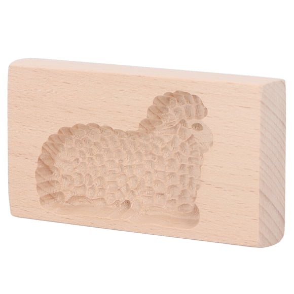 Biscuit Animal en Bois Adorable Vif Tampon Pressé Démoulage Facile Biscuit Lisse pour Pâtisserie Fête
