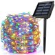 thumbnail image 1 of SZTXJ Outdoor Colorful Solar String Lights, 100 LEDs, 8 Modes, 12m, Waterproof Solar String Lights for Garden, Patio, Fence, Christmas Tree, Wedding P, 1 of 5