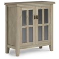 thumbnail image 1 of Armoire Basse en Bois Massif Gris Vieilli, 1 of 1