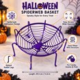 thumbnail image 4 of Fruit Bowl Spider Web Storage Basket Halloween Snack Bowl Vegetable Bowl Bread ContainerFor Halloween Christmas Snack Storage for Sweets and Decoration for Dining Room, 4 of 4