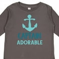 thumbnail image 4 of Inktastic Captain Adorable, Boat Anchor, Sailor, Sailing Boys Long Sleeve Toddler T-Shirt, 4 of 5