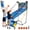 Blue-Update, variant on CZBZ Basketball Arcade Game, Foldabump, Basketball Shooting Gamele Indoor Basketball Hoop with 2 Balls