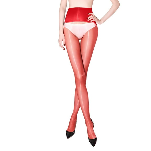 Womens Seamless Ribbed Sheer Tights Ultra Soft Stretchy All Day Comfort Invisible Under Clothing