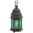 thumbnail image 1 of Green Moroccan Candle Lantern, 1 of 1