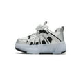 thumbnail image 4 of Kids Wheels Shoes with Lights Rechargeable Roller Skates Shoes Retractable Wheels Shoe LED Flashing Sneakers for Girls Boys Gift, 4 of 16