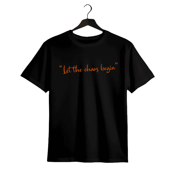 Faith-Inspired Cotton T-Shirt – 'He Chuckled' Quote for Church Goers and Believers