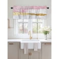 thumbnail image 2 of Valances for Windows Abstract Modern Art Rod Pocket Cafe Window Treatments Valance Curtains for Kitchen Bathroom Laundry Basement Windows 60"x18", 2 of 9