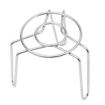 Shoreew Mini Round Steamer Rack Stainless Steel Pot Trivet Small Steaming Pot Pan Cooking Stand for Cooking Baking Steaming