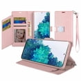 thumbnail image 1 of Kaleidio Case For Samsung Galaxy S20 FE 5G (6.5") [Deluxe Wallet] PU Leather [Card Slot] [Magnetic Metal Clasp] Hybrid Flip Stand Cover [Rose Gold], 1 of 2