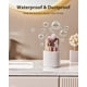 thumbnail image 3 of Organizador de brochas de maquillaje DooGooCoo, impermeable con tapa, 3 of 7