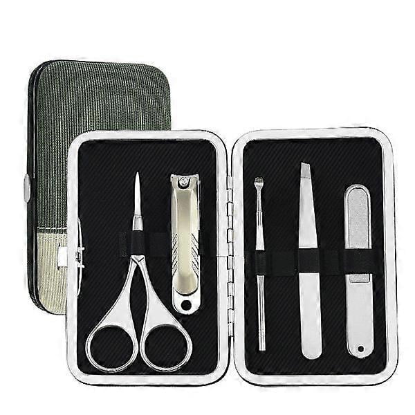 RAUSCH Nail Clippers Nail Scissors Set 5 Pieces Stainless Steel Manicure Set Complete Set Household Default Title