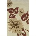 thumbnail image 1 of Linon Rugs Trio With A Twist Rectangular Area Rug in Cream and Beige-1'10" x 2'10", 1 of 1