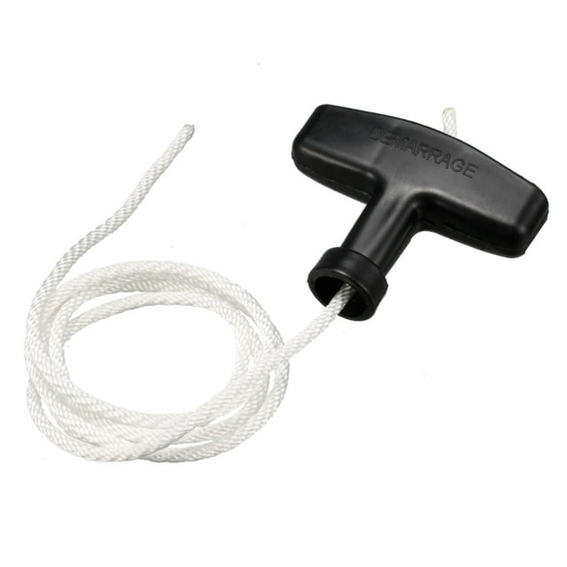 Unique Bargains Recoil Starter Pull Handle with Rope Cord for 950/152F Petrol Lawn Mower Engine