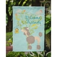 thumbnail image 3 of Carolines Treasures BB7612GF Welcome Friends Chocolate Poodle Flag Garden Size  Small multicolor, 3 of 3