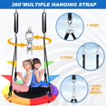 thumbnail image 3 of Columpio Tree Swing Odoland para niños, 24 pulgadas, para exteriores, 3 of 9