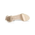 thumbnail image 4 of BLISSFUL STEP Women's Chunky Heel Open Toe Ankle Strap Sandals, 4 of 7