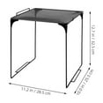 thumbnail image 2 of Shisuyan 1Pcs Foldable Metal Locker Shelf Storage Rack for Home and Office 12.8x11.2x10in, 2 of 9