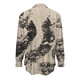 thumbnail image 2 of TaTaai Ladies Long Sleeve Fashion Top Round Neck Polyester Casual Shirt Lightweight Print Blouse Cold Hand Wash Only Gift, 2 of 5