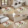 thumbnail image 4 of Entryway Rug 2'x3', Gnomes Sunflowers Kitchen Runner Rugs Non-Slip Carpet Mats, Fantasy Daisy Floral Bee Natural Rustic Bedside Rugs Runners Washable Floor Carpet for Bathroom Laundry Room, 4 of 6