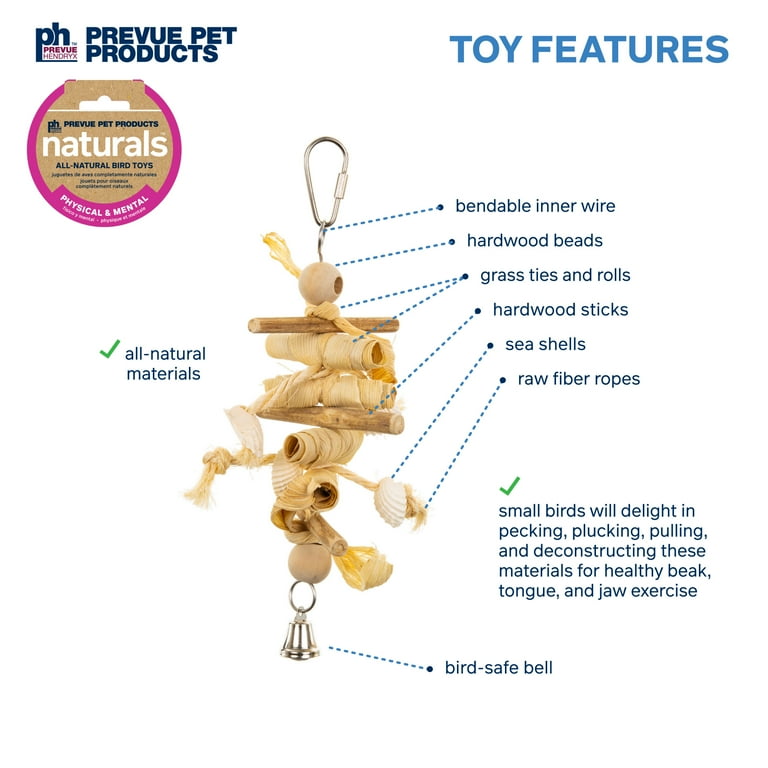 PREVUE NATURALS PRINCESS BIRD TOY PREVUE NATURALS PRINCESS BIRD TOY