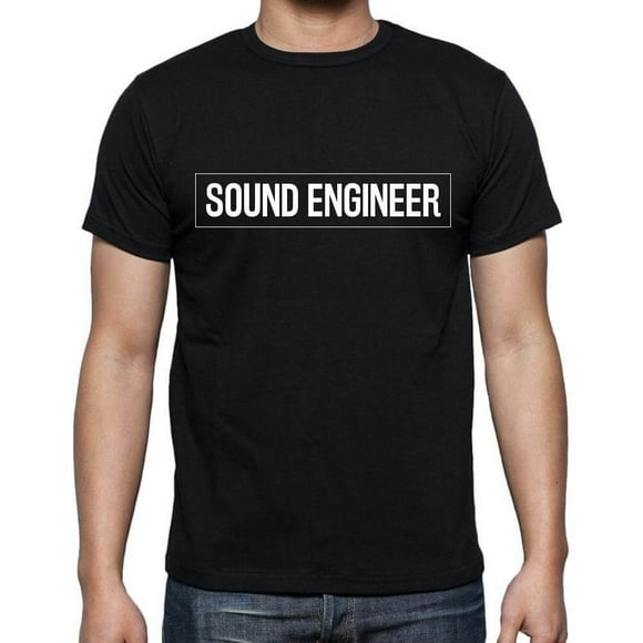 Men's Graphic T-Shirt Sound Engineer Occupation Eco-Friendly Limited Edition Short Sleeve Tee-Shirt Vintage Birthday Gift Novelty