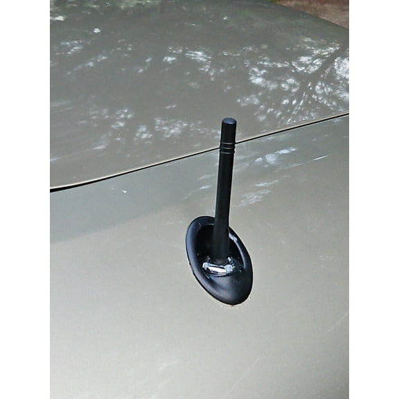 4" inch Short Black Aluminum Antenna Mast AM/FM for FORD TAURUS 1986-2009 New