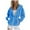 Blue, variant on Scyoekwg Sherpa Jacket Women Fleece Zip Up Thermal Jackets Casual Long Sleeve Warm Drawstring Hooded Winter Coats with Pockets (Black,L)