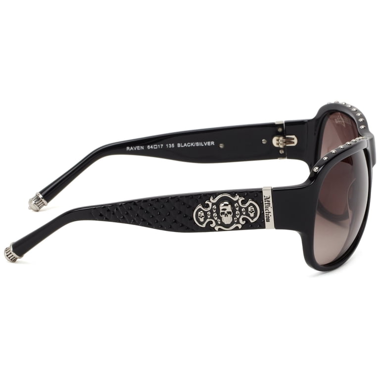 Sunglasses Raven Black/Silver - Walmart.com
