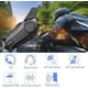 thumbnail image 2 of Intercomunicador con casco y auriculares Bluetooth para motocicleta con cancelación de ruido música estéreo IPX6 resistente al agua para casco semiabiertos, 2 of 5